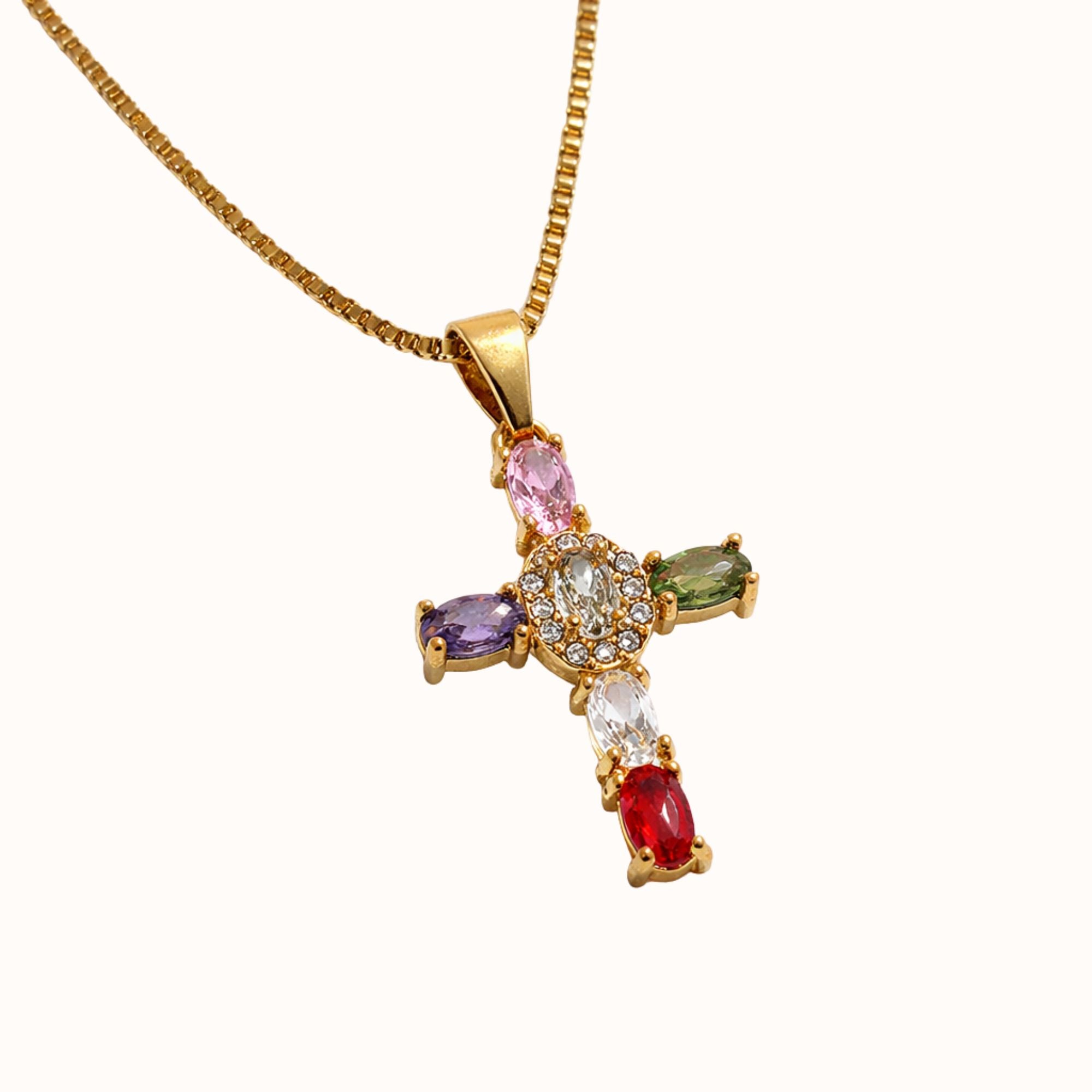 Lagoon Cross Necklace
