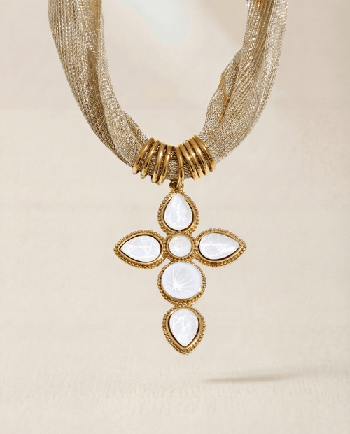 Carol Cross Necklace - aphoriah