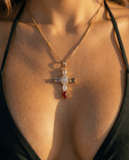 Lagoon Cross Necklace - aphoriah