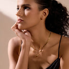 Pearl Drop Double Necklace