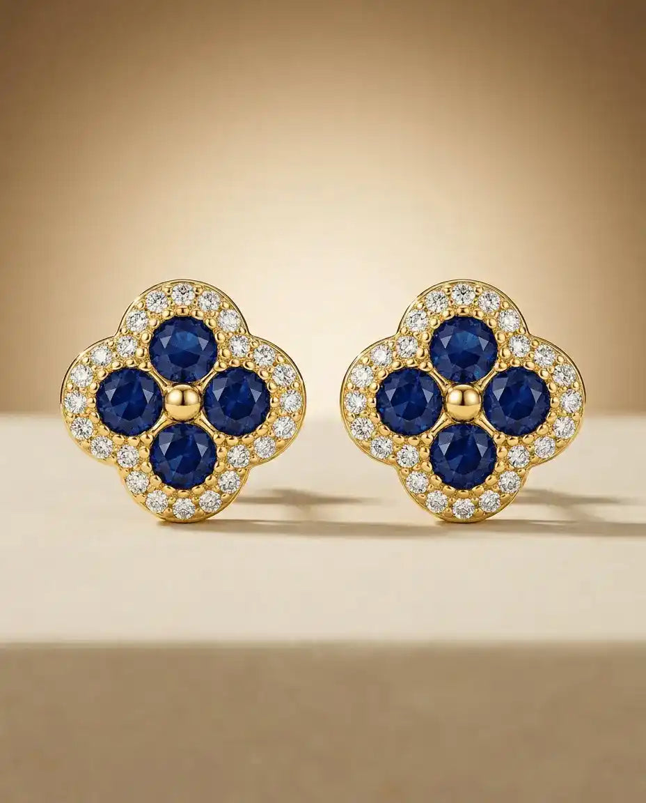 aphoriah GOLD Azure Rosette® Signature Earrings