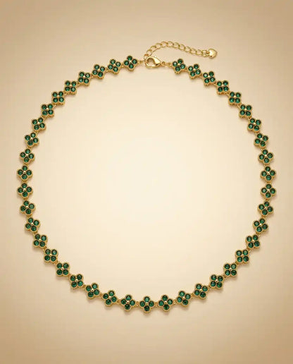 aphoriah GOLD Basil Rosette® Link Necklace