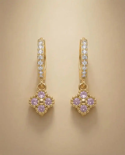 aphoriah GOLD Ivory Rosette® Chain Earrings