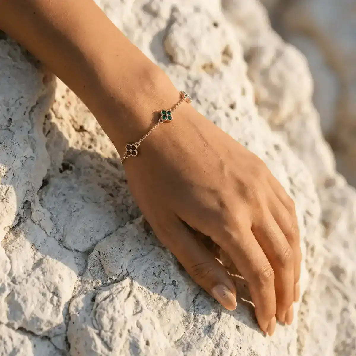 aphoriah Rosette® Chain Bracelet