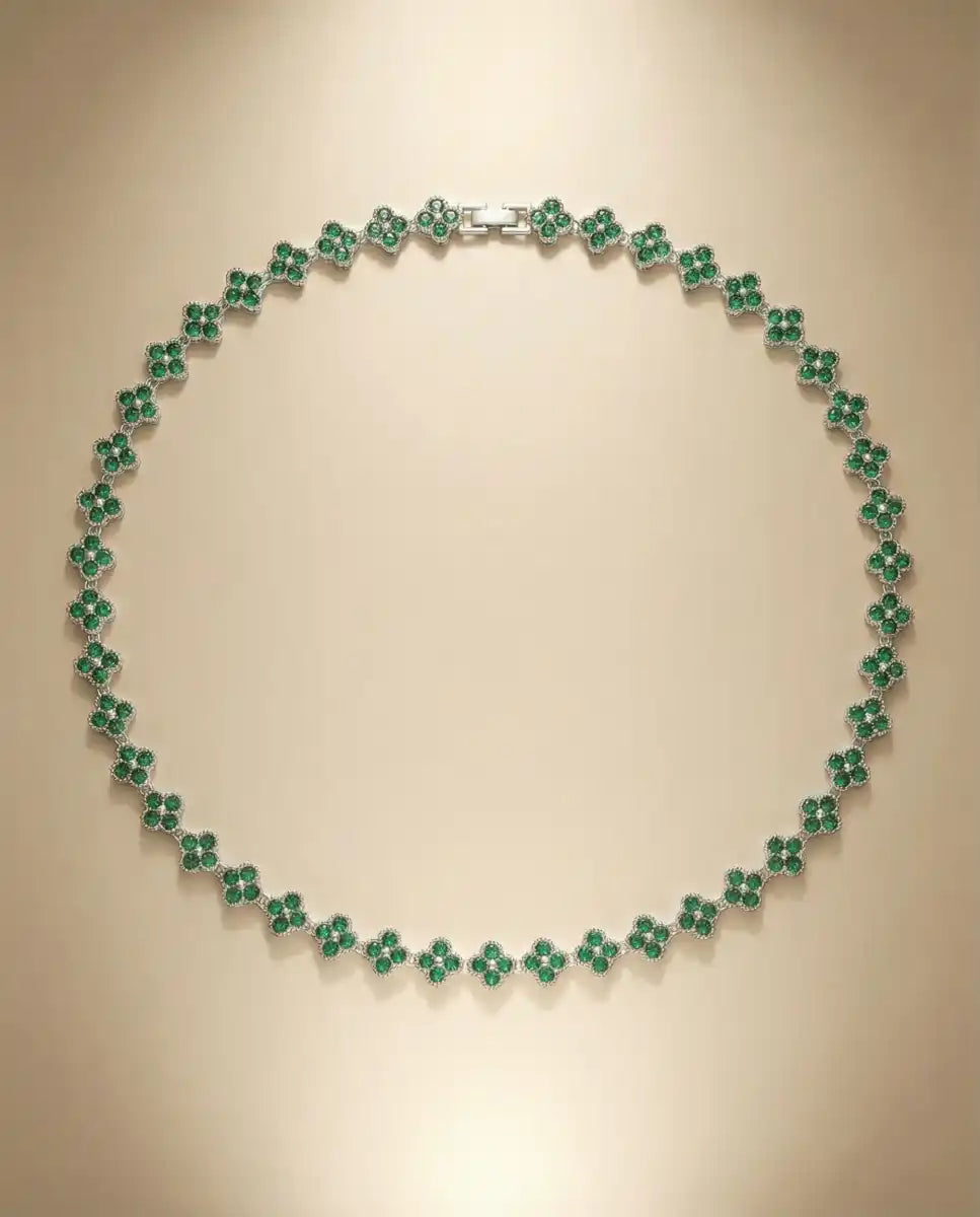 aphoriah SILVER Basil Rosette® Signature Necklace