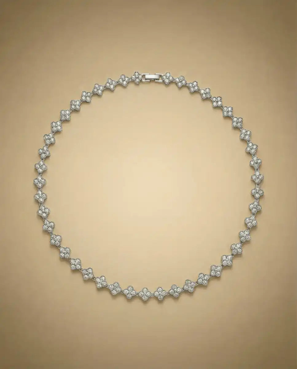 aphoriah SILVER Ivory Rosette® Signature Necklace