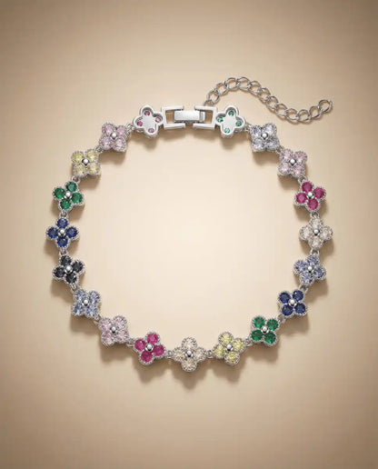 aphoriah SILVER Mosaic Rosette® Link Bracelet