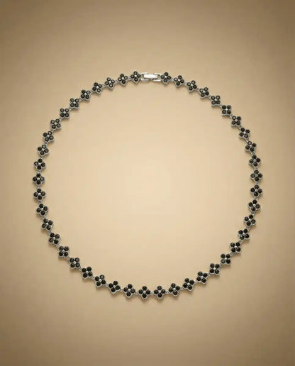 aphoriah SILVER Onyx Rosette® Signature Necklace