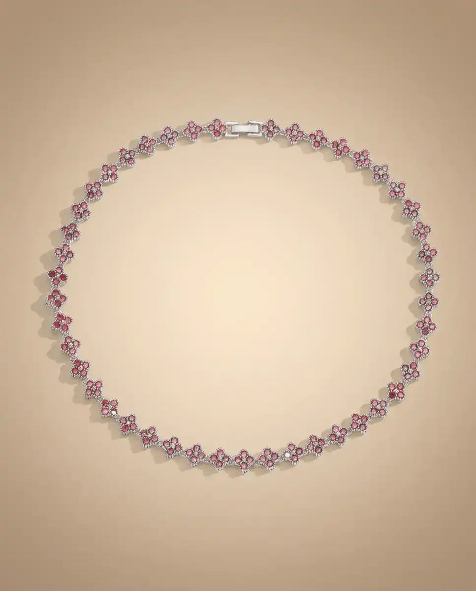 aphoriah SILVER Rose Rosette® Signature Necklace